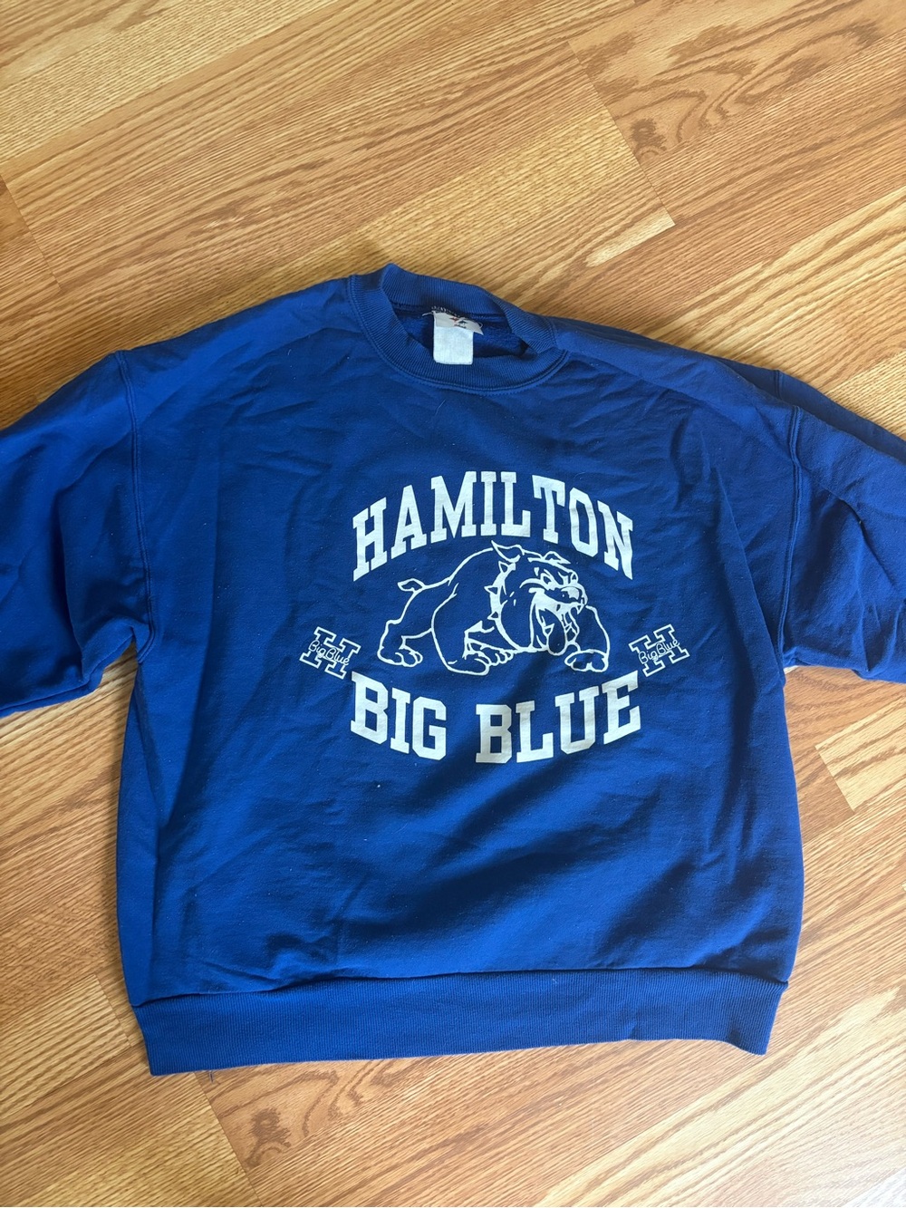 Hamilton Big Blue Men's Crewneck Sweatshirt - Blue